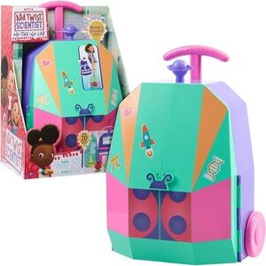 Kids Purple and Pink Ride-along Suitcase